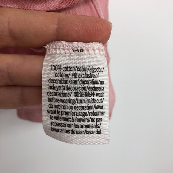 Victoria’s Secret Pink red and pink  tie dye vneck t-shirt - Picture 10 of 12